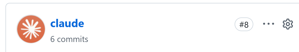 Screenshot of GitHub commit history of Koreader, showing the AI vibe coding tool Claude at position #8 with 6 commits.