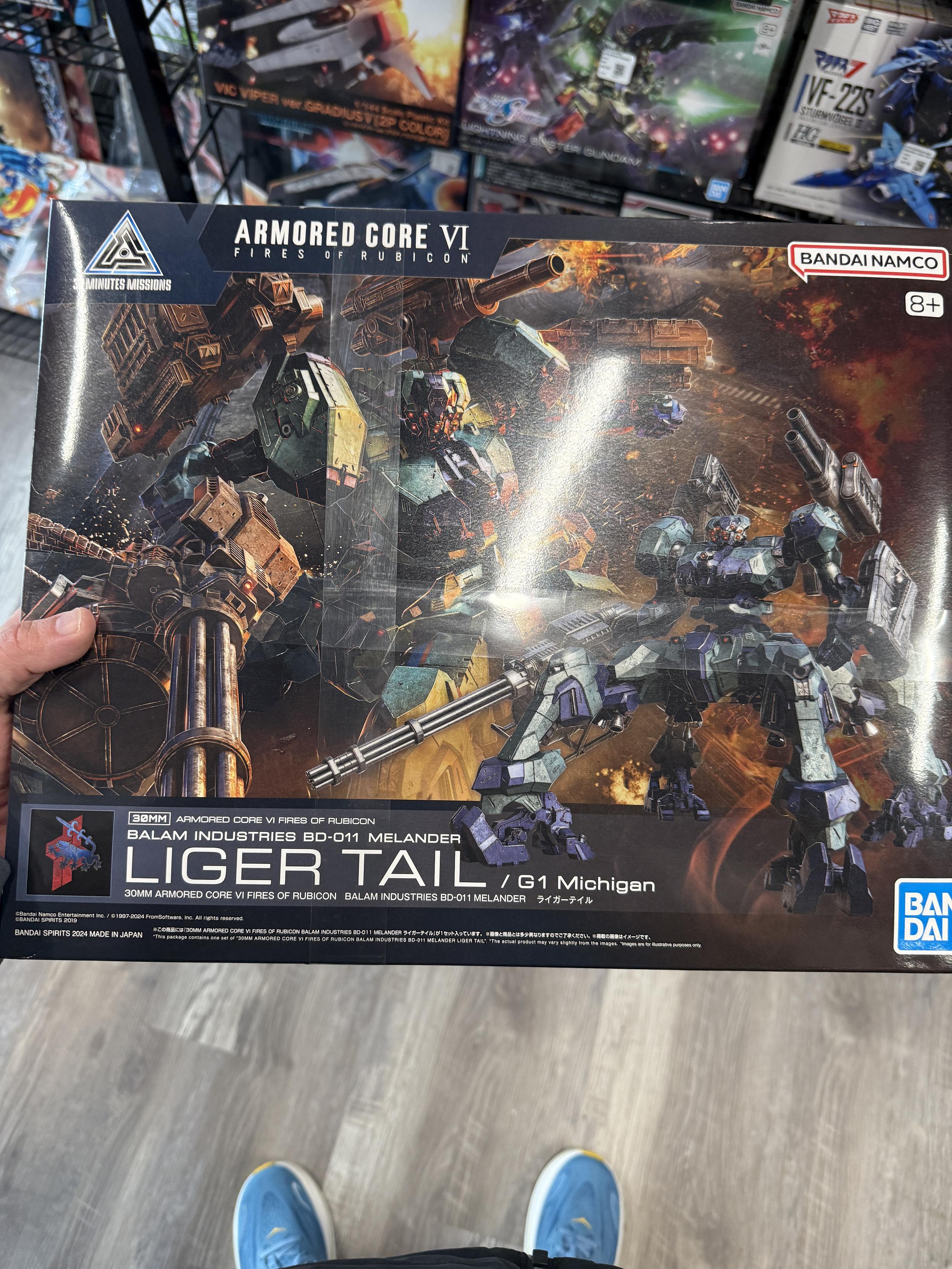 Armored Core VI Liger Tail gunpla. Sorry if that is not the right term.