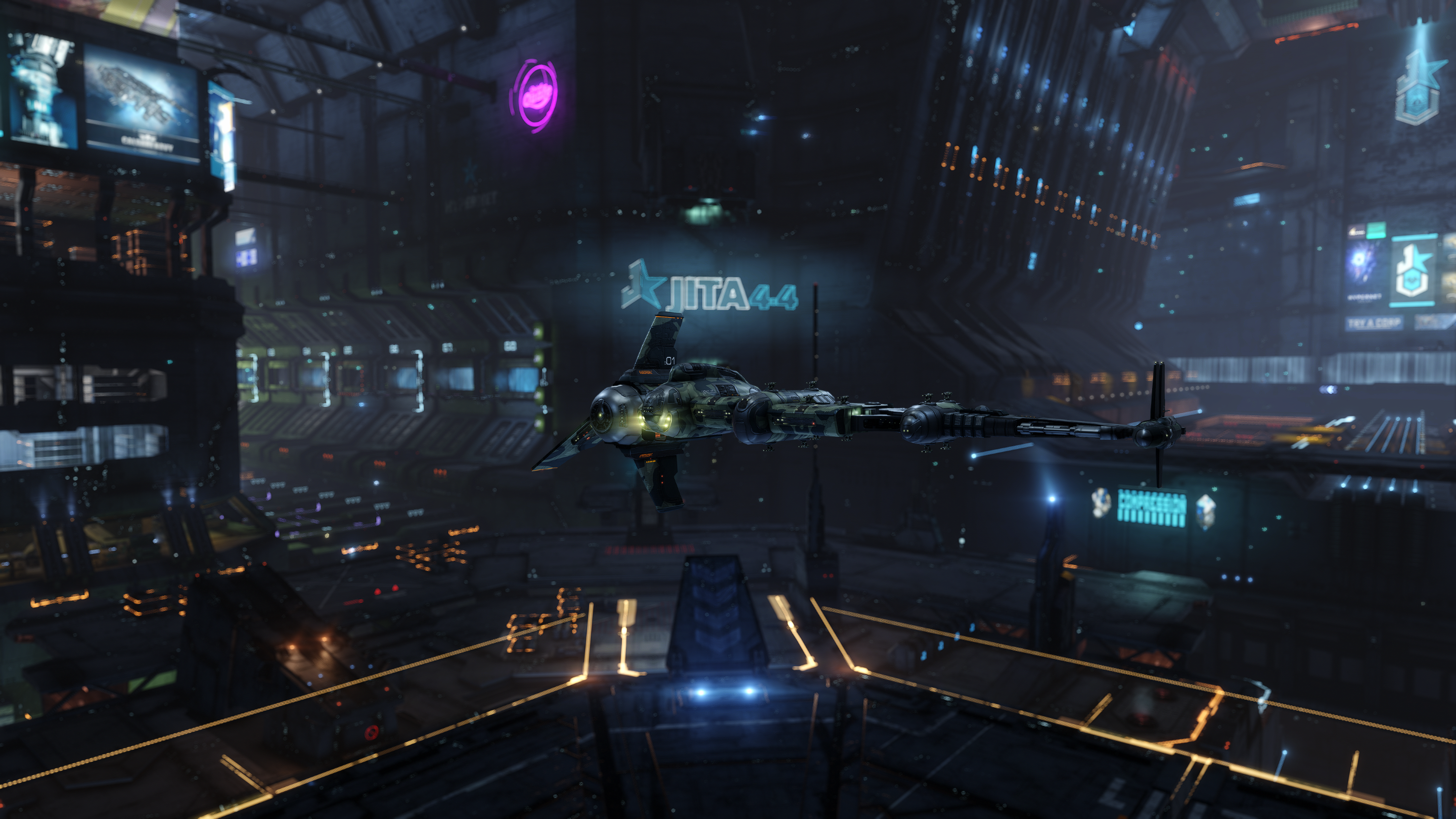 A screenshot from Eve Online