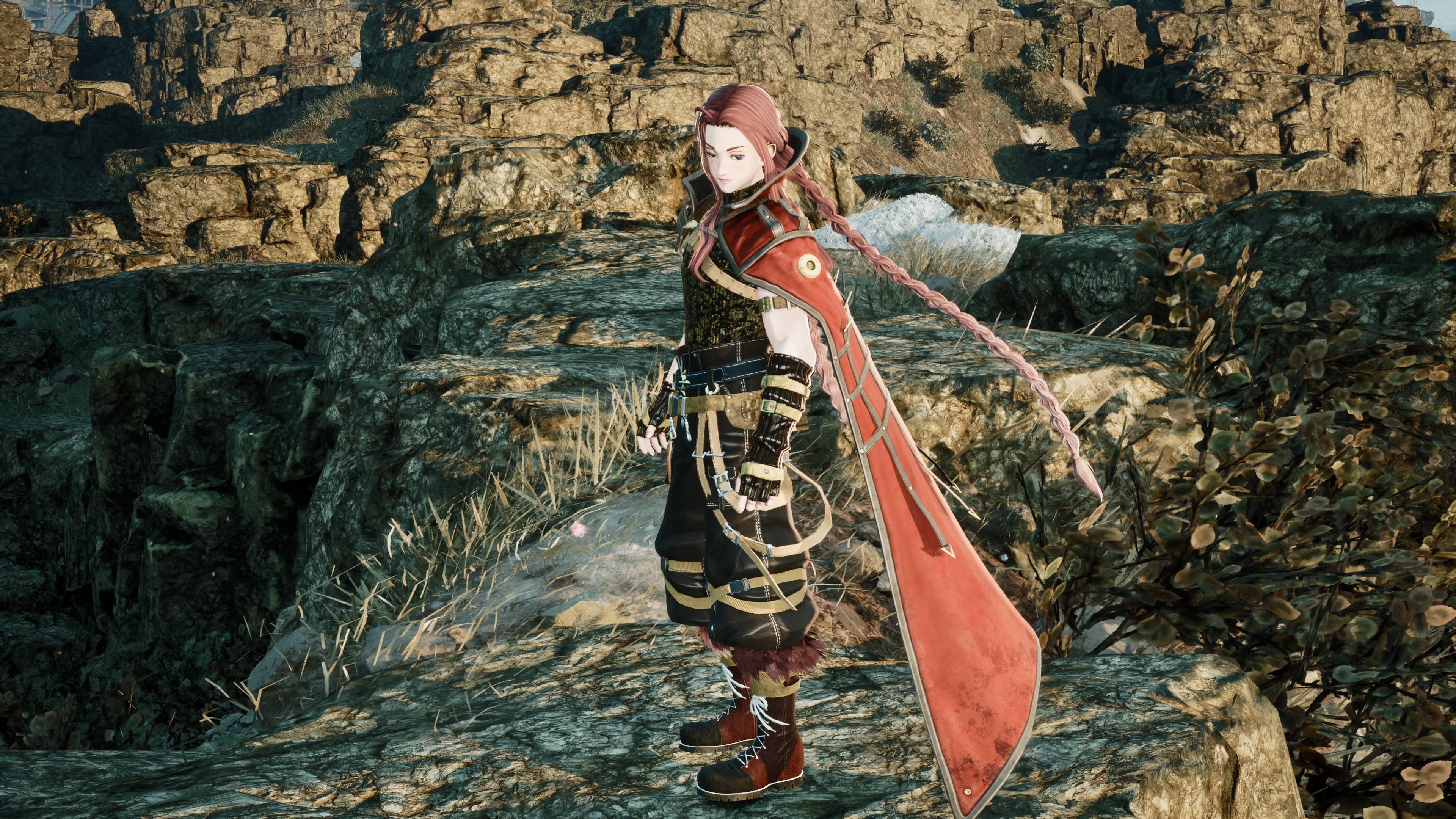 A screenshot from the Code Vein II character creator demo. An attempt at creating my OC Astella.