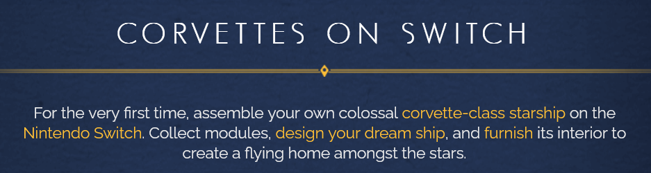 "Corvettes on Switch". 'nuff said.