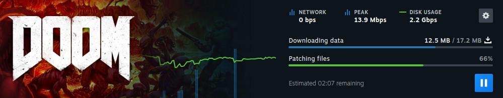 Very slow Steam download.