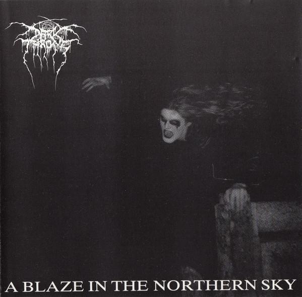 The cover for Darkthrone's second album "A Blaze in the Northern Sky".