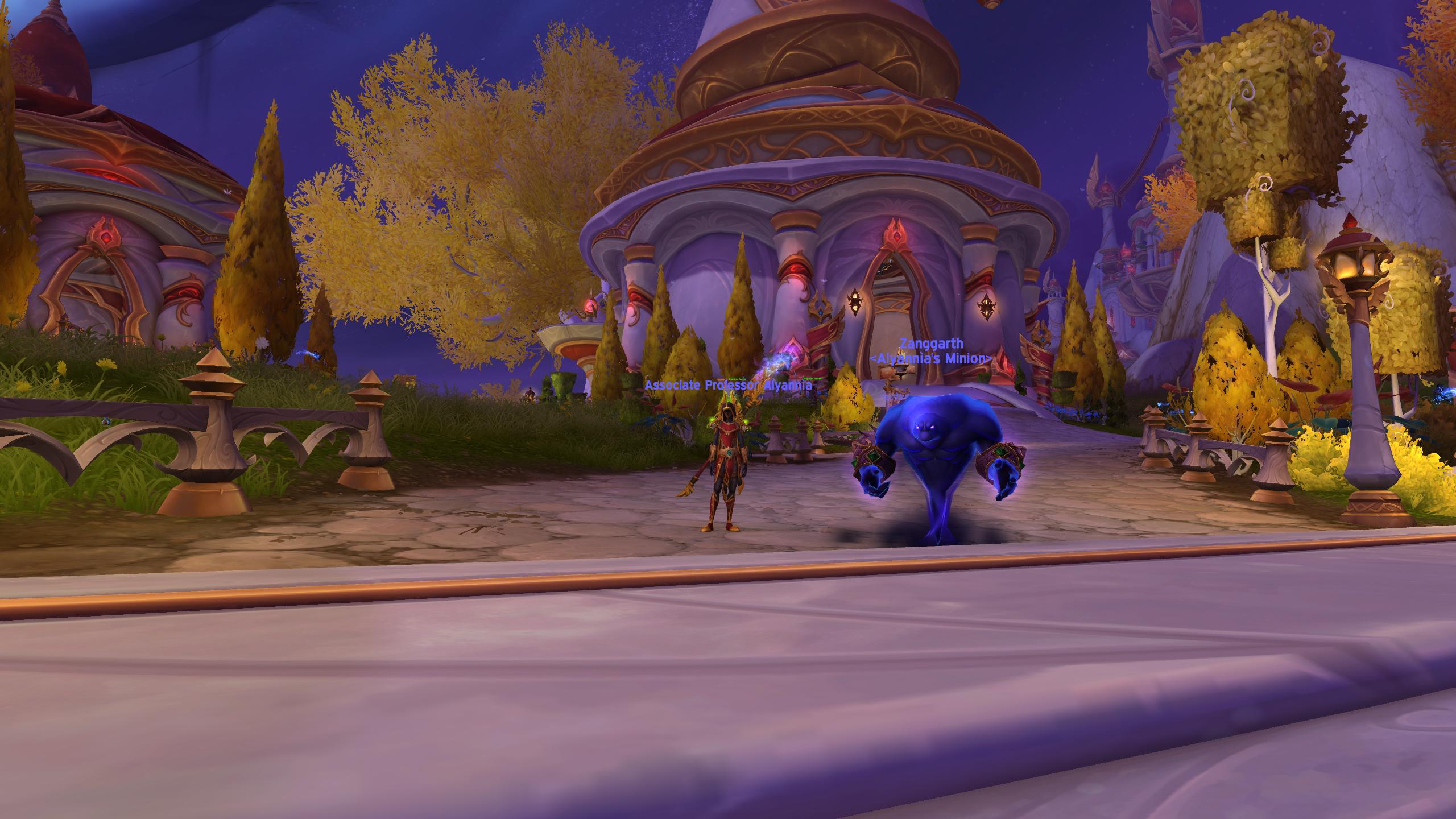 Sunstrider Isle in the updated Eversong Woods. Right outside the place where you start a Blood Elf character.