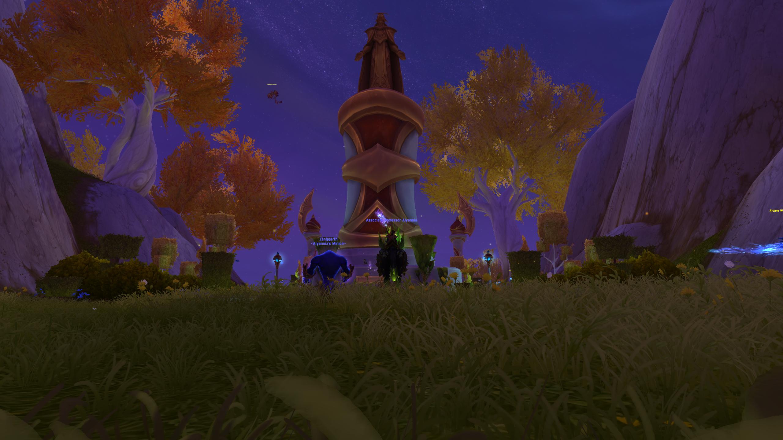 Updated Shrine of Dath'Remar outside of Silvermoon City in Eversong Woods.