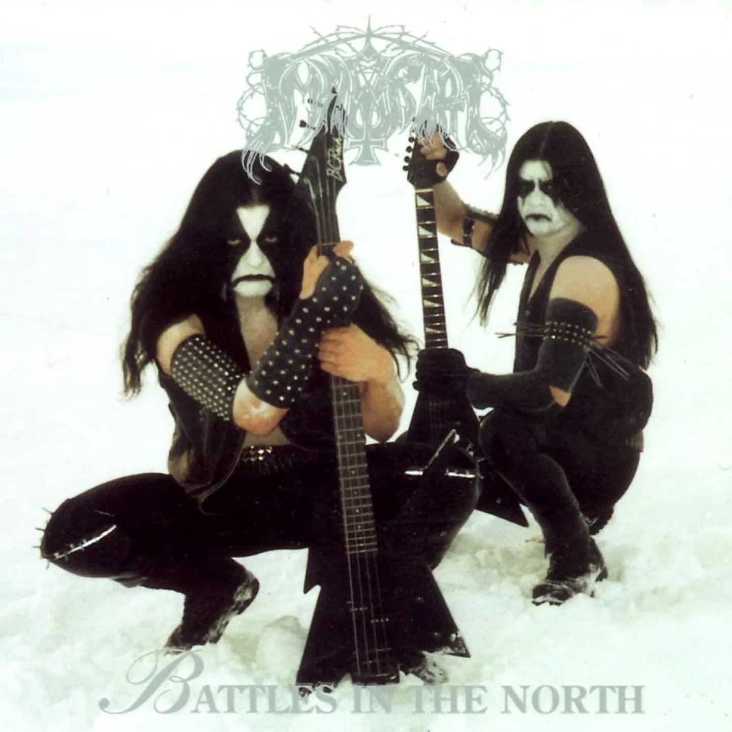 The cover for Immortal's album "Battles in the North".